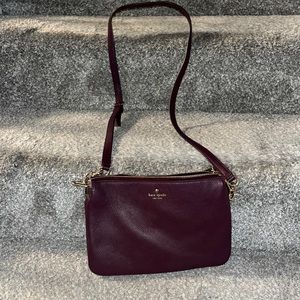 Purple Kate Spade Crossbody Purse